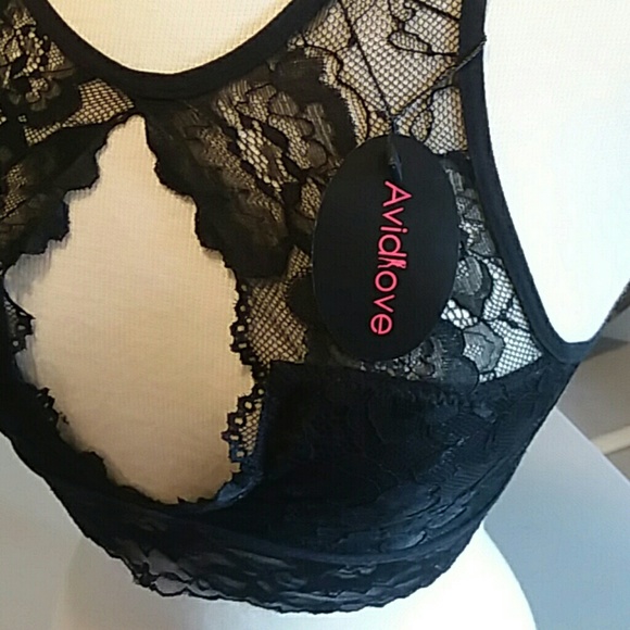 Avidlove bralette keyhole lace lingerie - Picture 5 of 6